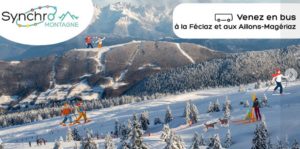 Une navette pour monter à la Féclaz et au Margériaz depuis Chambéry et Aix les bains