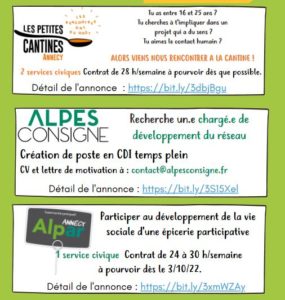 PAGE EMPLOI ESS TEAM SEPTEMBRE 2022