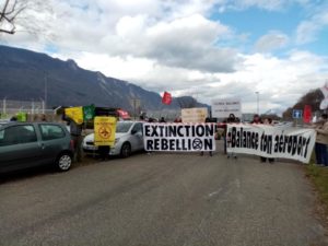 Blocage du terminal d’affaires de l’aéroport Chambéry Savoie Mont-Blanc Dimanche 19 mars